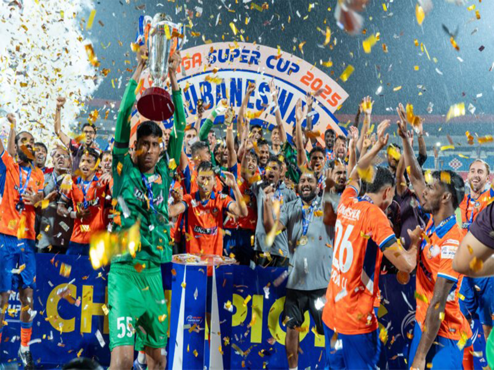 Defending champions FC Goa. (Photo: AIFF Media)