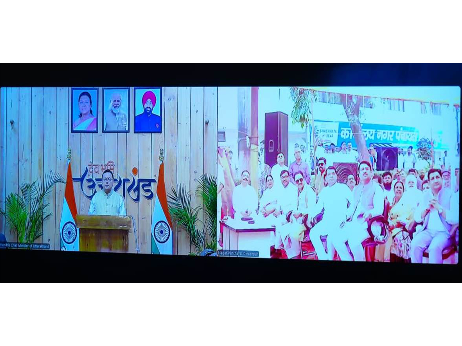 Uttarakhand CM Pushkar Singh Dhami inaugurates Rs 55 crore road project (Photo/Uttarakhand CMO)