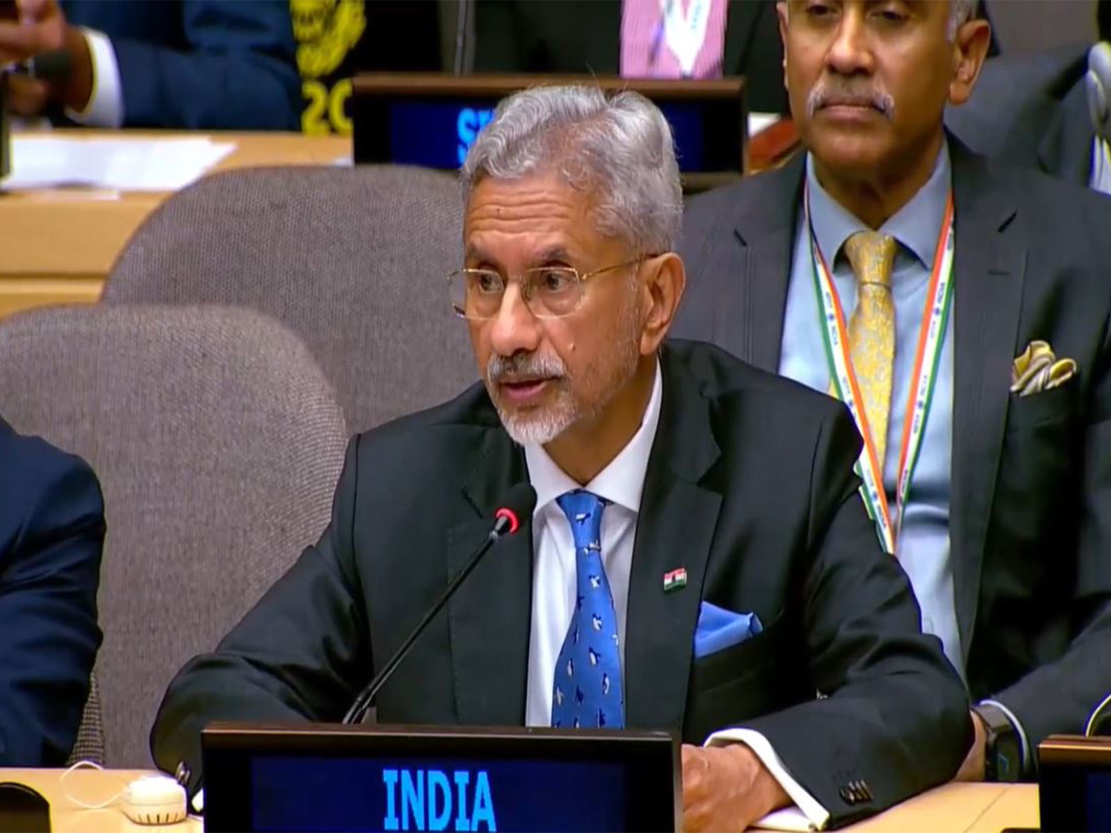 EAM S Jaishankar at the G20 Foreign Ministers’ Meeting in New York.  (Photo:X/DrSJaishankar)