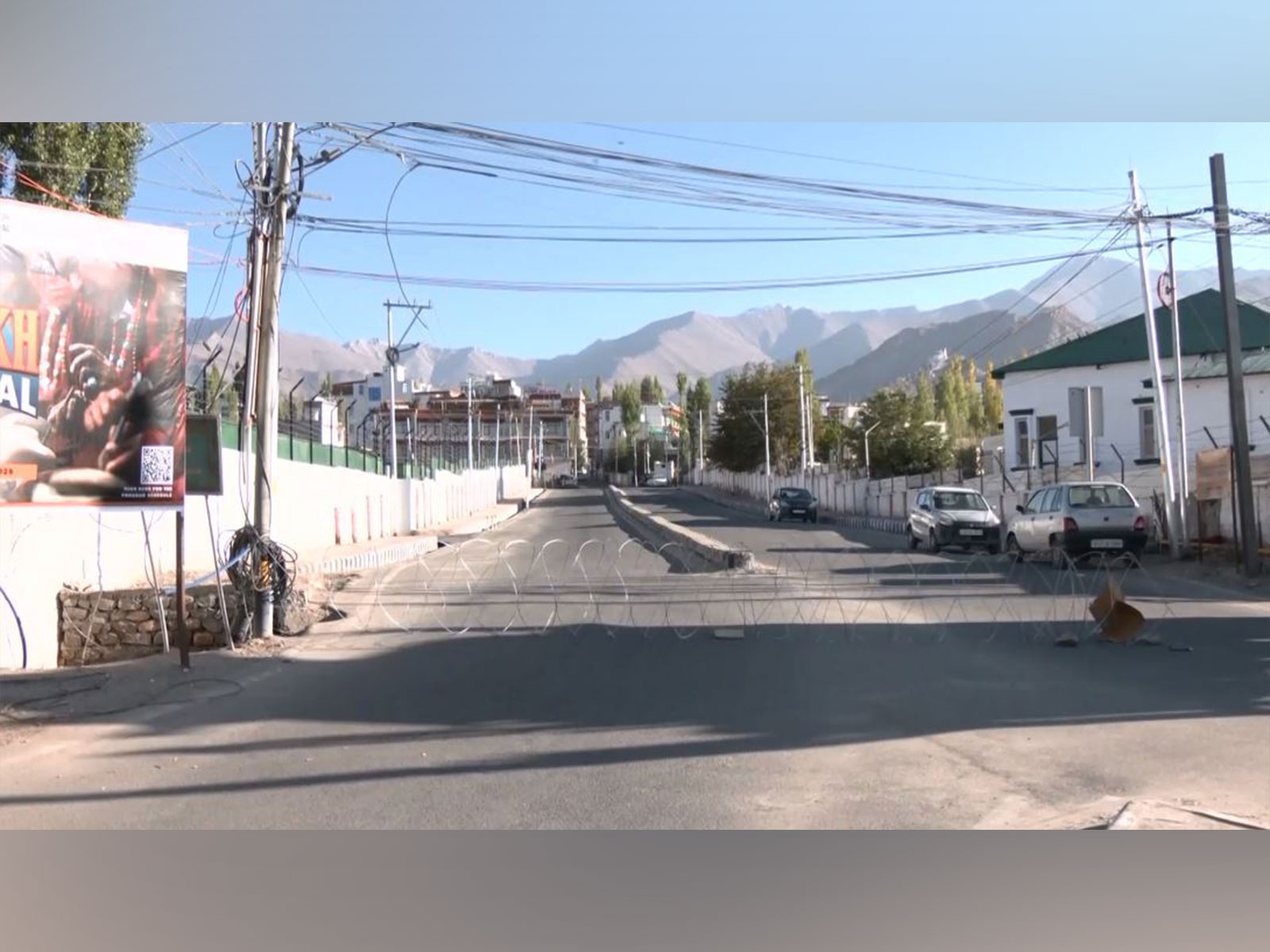 Visual from Leh, Ladakh, amid Section 163 of BNSS imposed (Photo/ANI)