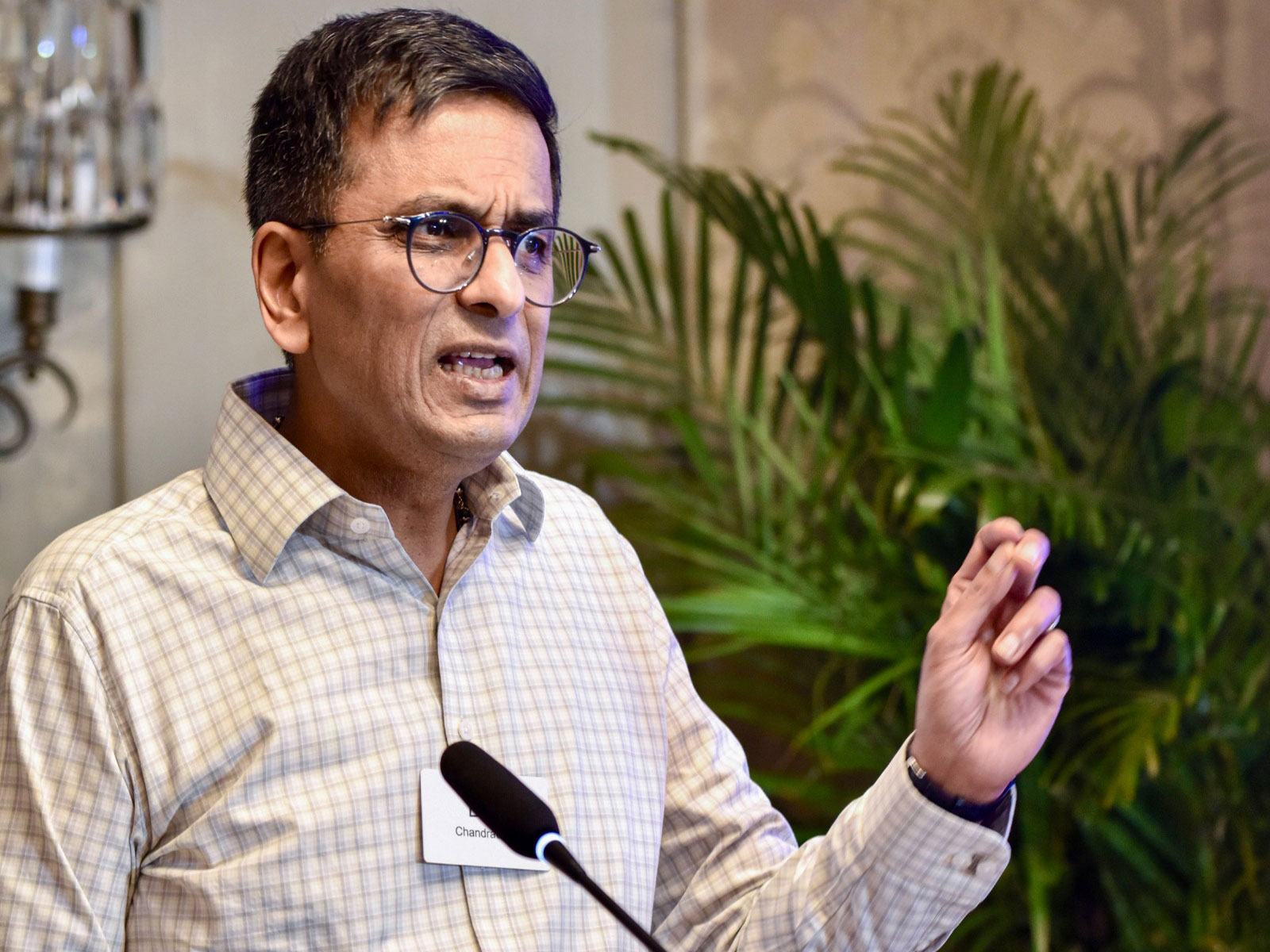 Former Chief Justice of India DY Chandrachud (Photo/ANI)