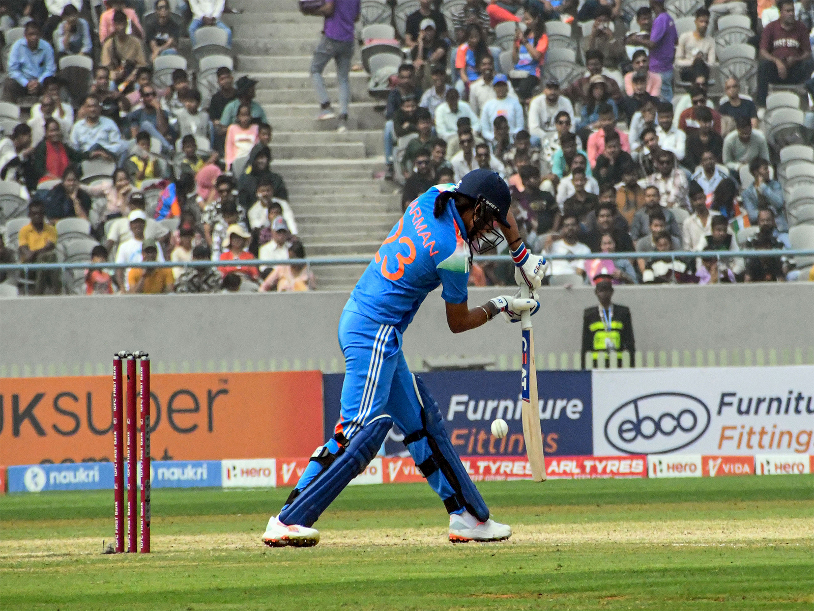 Harmanpreet Kaur. (Photo: ANI)