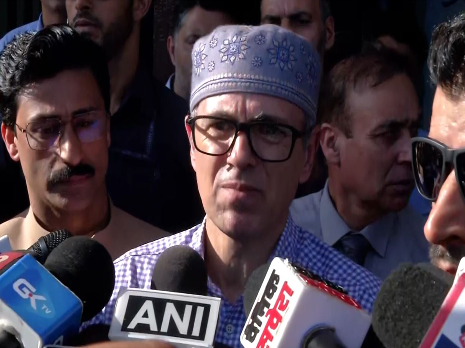 Jammu and Kashmir Chief Minister Omar Abdullah (Photo/ANI)