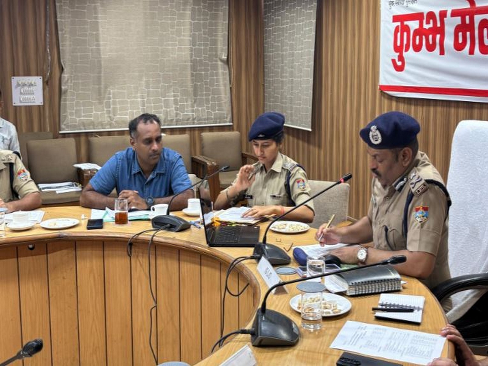 Uttarakhand Police hold review meeting ahead of Mahakumbh Mela 2027. (Photo/X:@haridwarpolice)