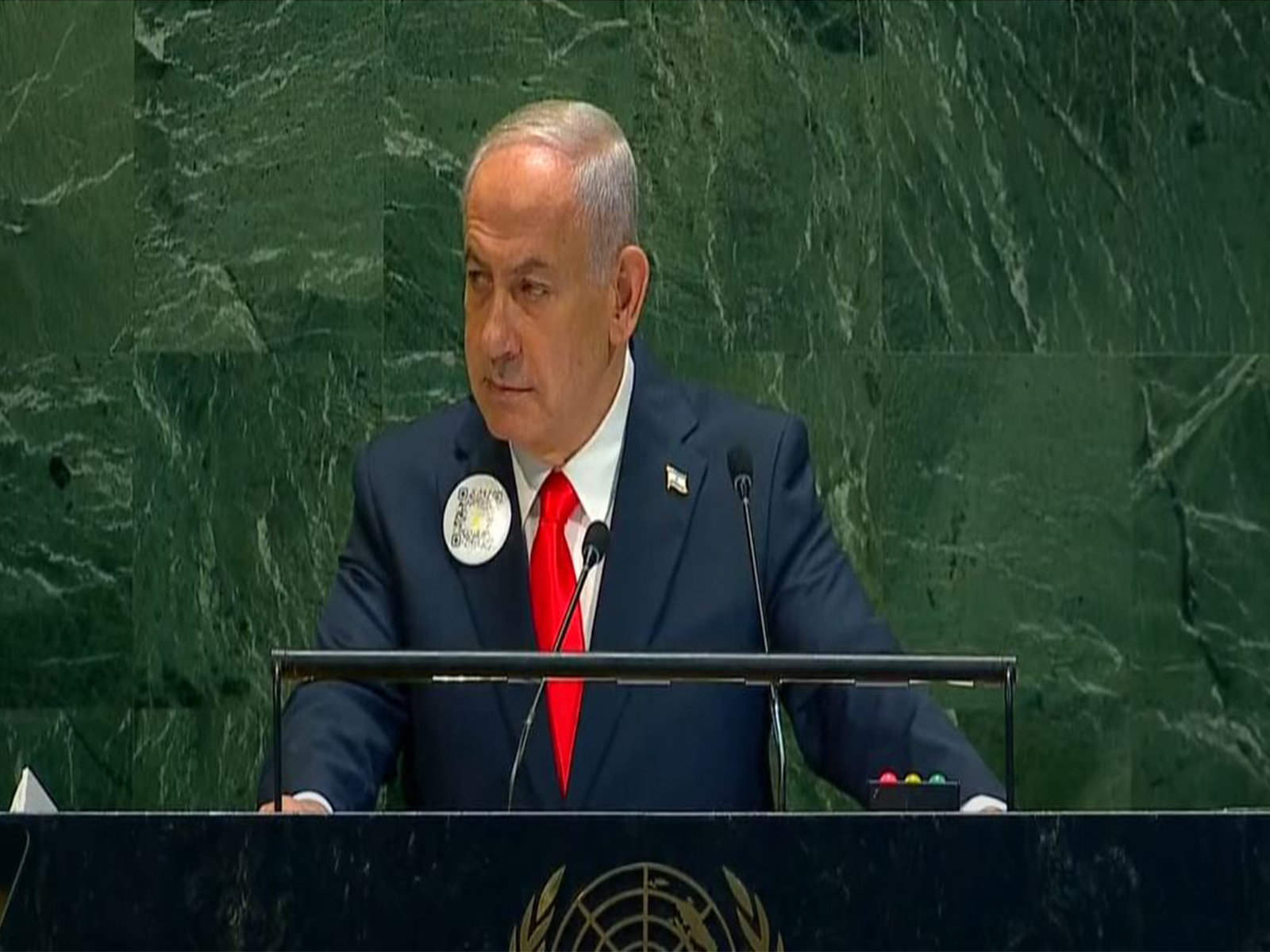 Israeli Prime Minister Benjamin Netanyahu addresses the 80th Session of the United Nations General Assembly in New York (Photo/UN YouTube) Israeli Prime Minister Benjamin Netanyahu addresses the 80th Session of the United Nations General Assembly in New York (Photo/UN YouTube)