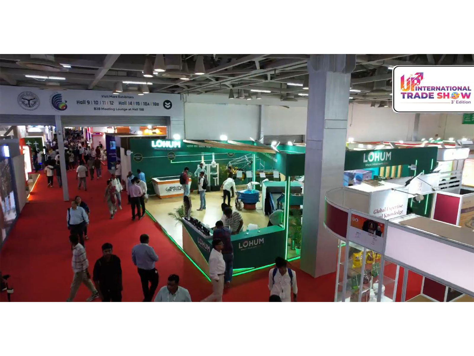 UP International Trade Show promoting water conservation awareness alongside enhancing trade opportunities. (Photo/X@UPIntrTradeShow)