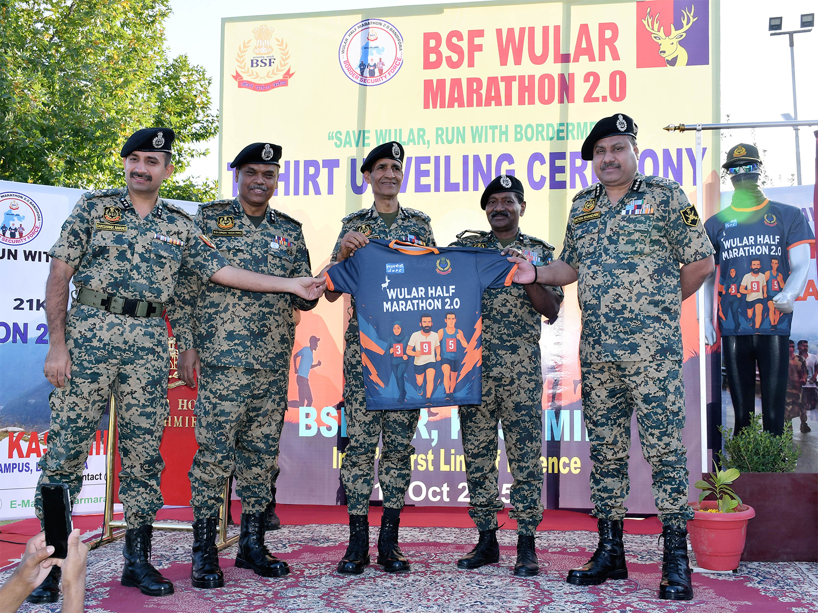 T-Shirt unveiling ceremony of Wular Half Marathon 2.0. (Photo/Wular Half Marathon)