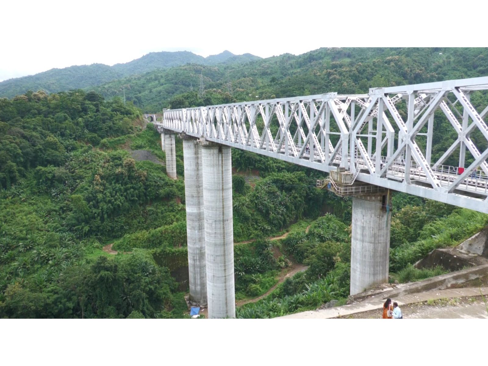 Mizoram's Bairabi-Sairang railway line comprises 55 major bridges and 87 minor bridges in addition to 48 tunnels (Photo/ANI)
