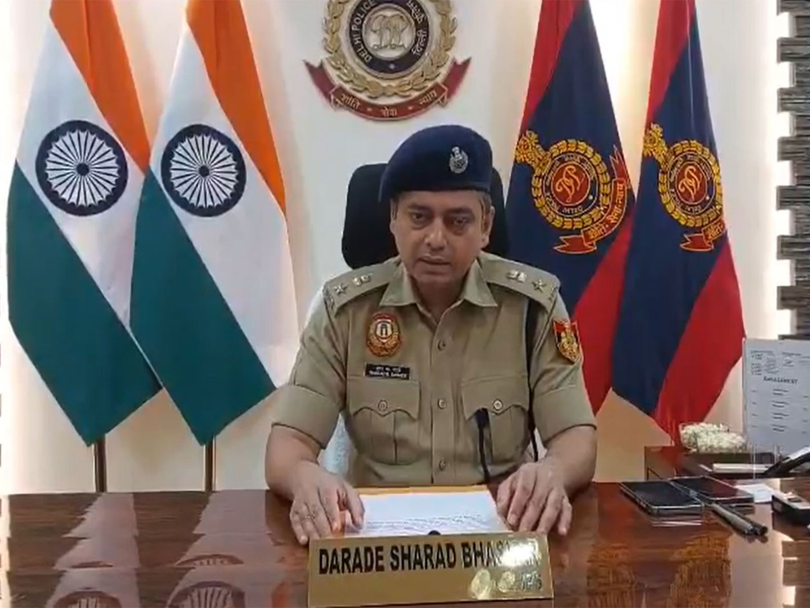 Darade Sharad Bhaskar, Deputy Commissioner of Police, West Delhi (Photo/ANI)