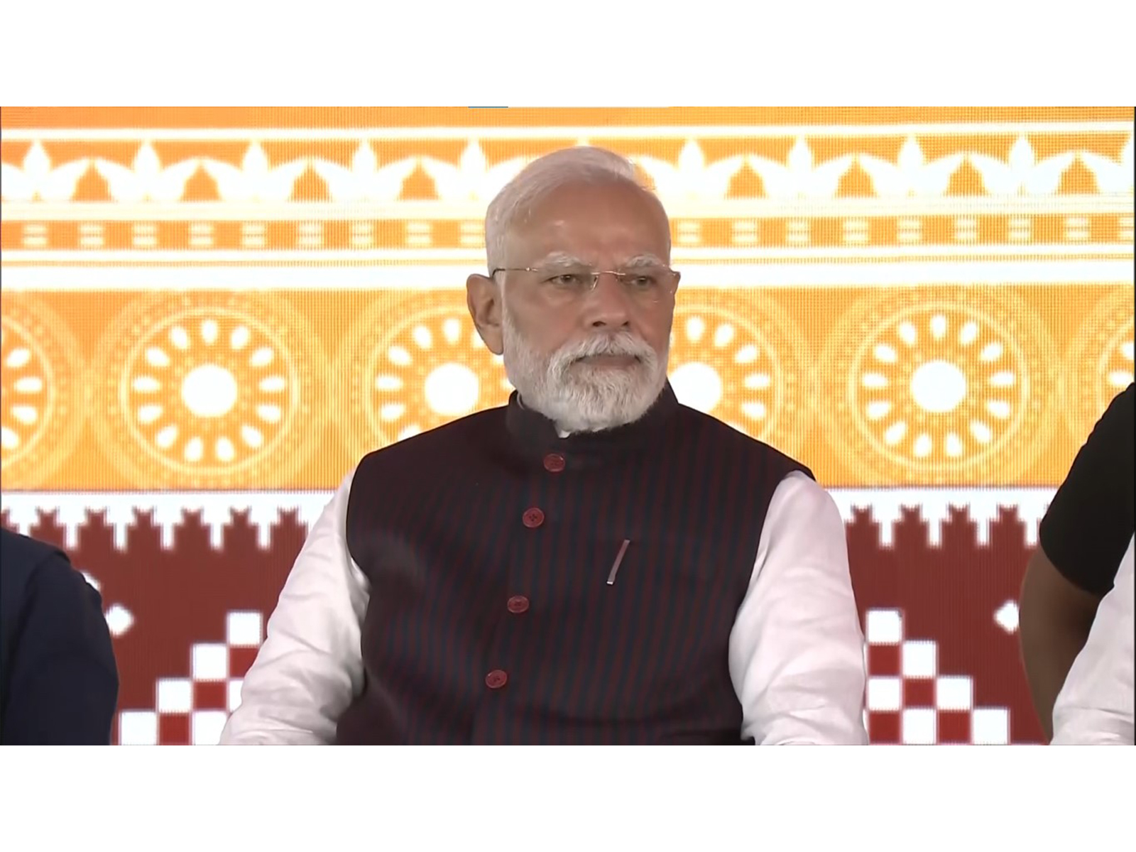 Prime Minister Narendra Modi in Odisha's Jharsuguda (Photo/ANI)