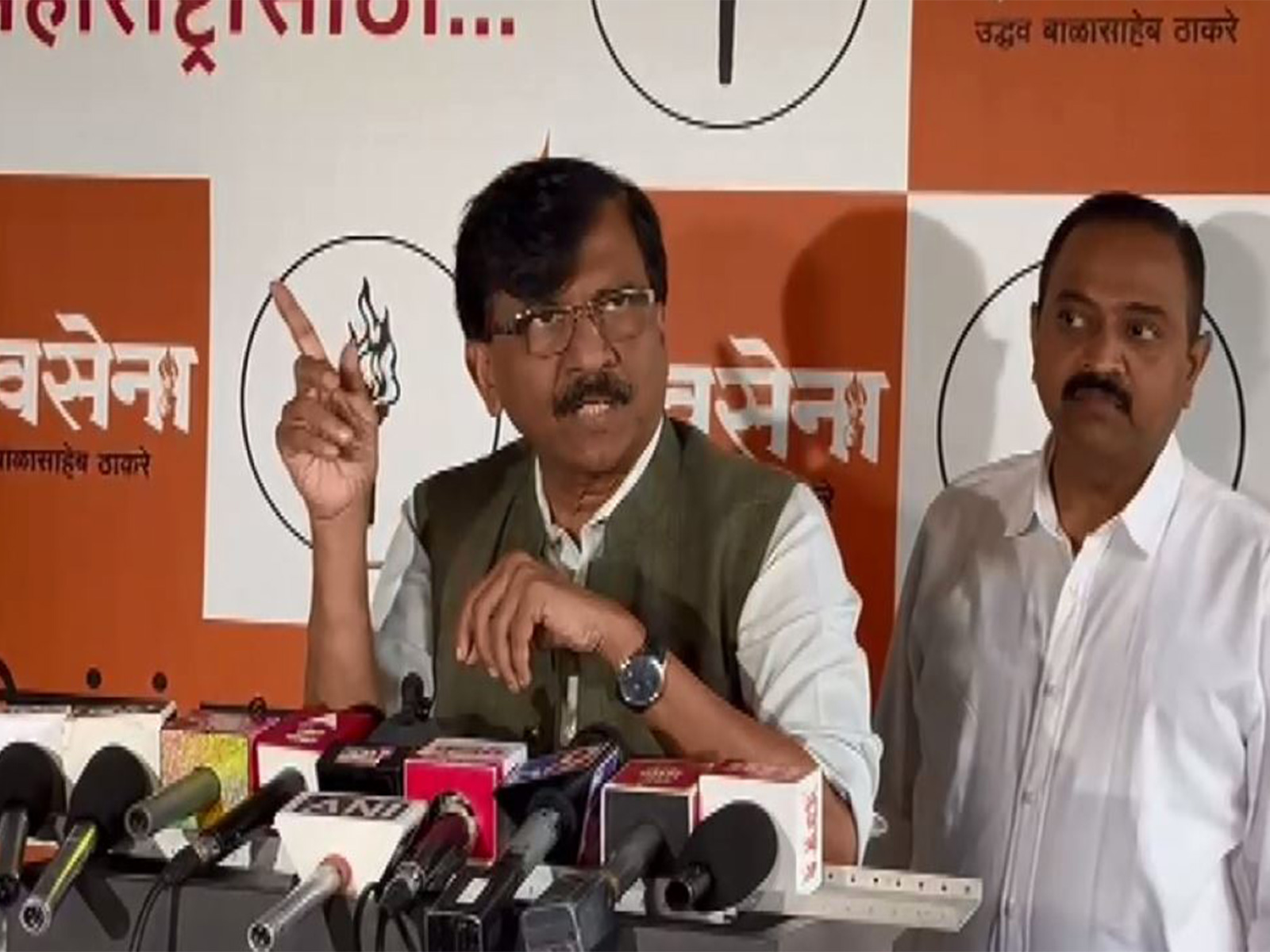 Shiv Sena (UBT) MP Sanjay Raut (Photo/ANI)
