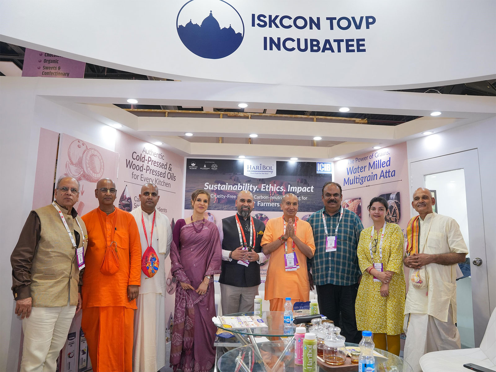 Haribol Showcases Satvik Nutrition and Ahimsa Dairy at World Food India 2025