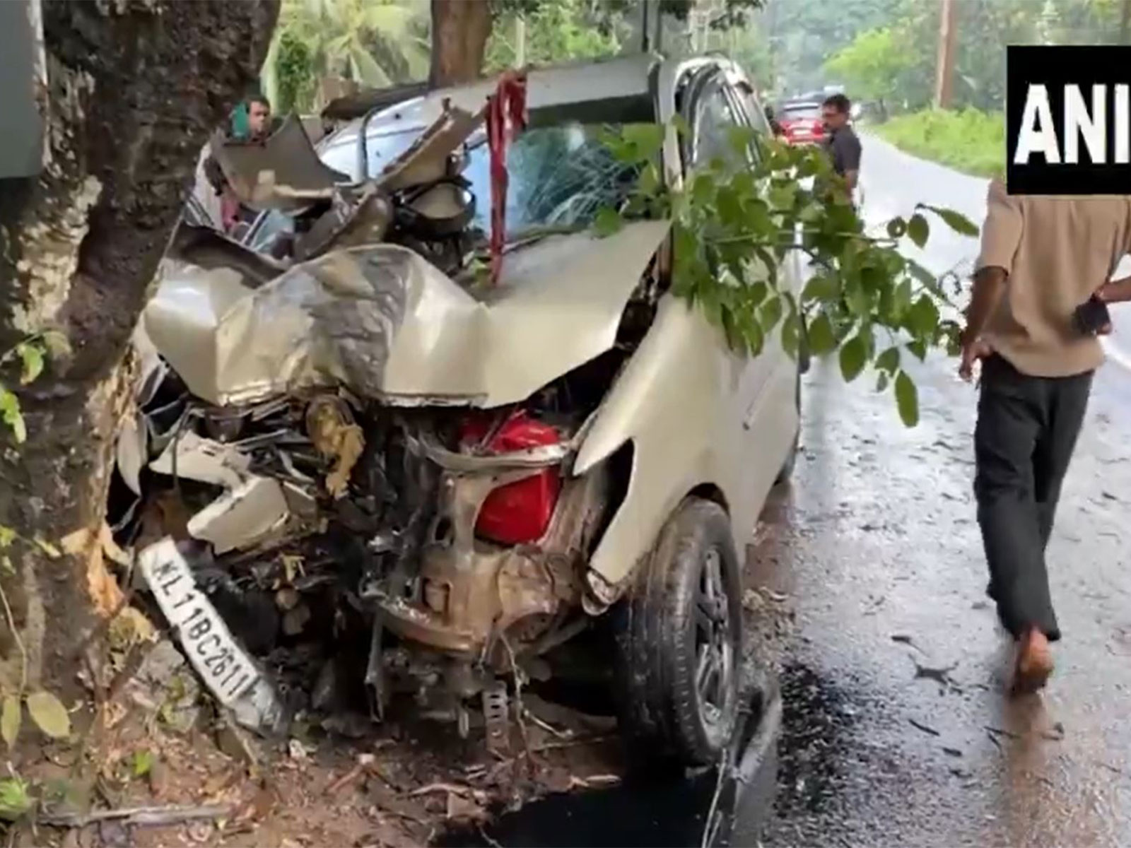 One killed, 3 injured in car accident in Kerala’s Malappuram (Photo/ANI)
