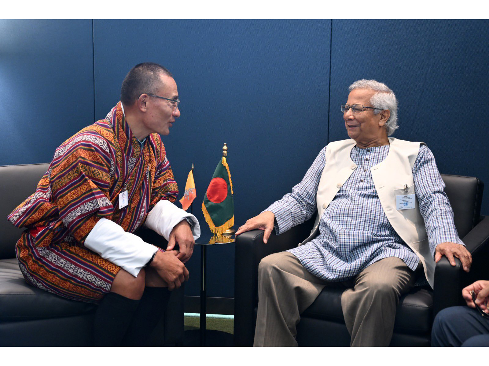 Bhutan PM Tshering Tobgay and Bangladesh Chief Advisor Muhammad Yunus (Photo/ X@ChiefAdvisorGoB)