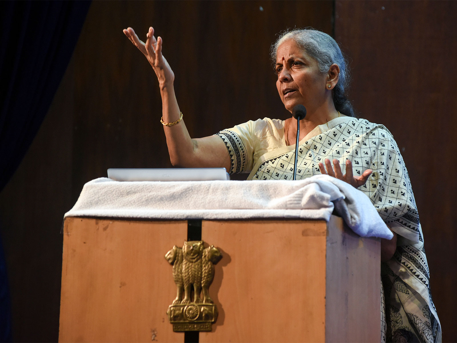Union Minister for Finance and Corporate Affairs, Nirmala Sitharaman (File Photo/ANI)