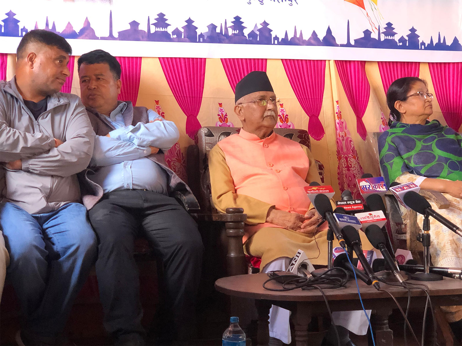 KP Sharma Oli makes first public appearance since resignation (Photo/ANI)