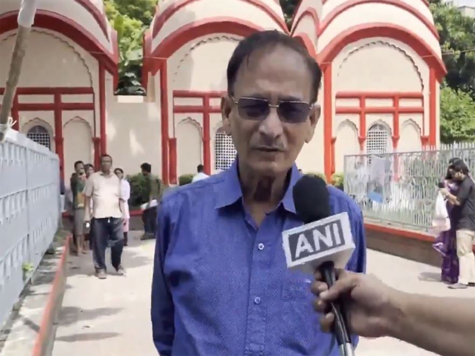 Bashudeb Dhar, President of the National Puja Celebration Council of Bangladesh (Photo/ANI) Bashudeb Dhar, President of the National Puja Celebration Council of Bangladesh (Photo/ANI)