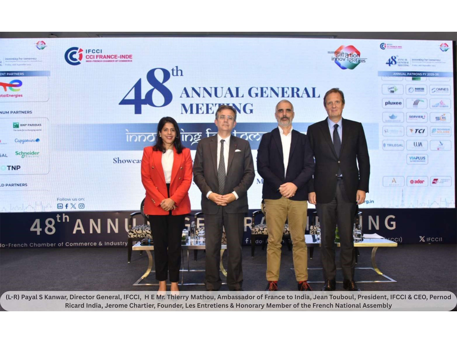 French Companies in India Bet Big on Innovation and Sustainable Growth ahead of 2026 AI Summit at IFCCI’s 48th Annual General Meeting