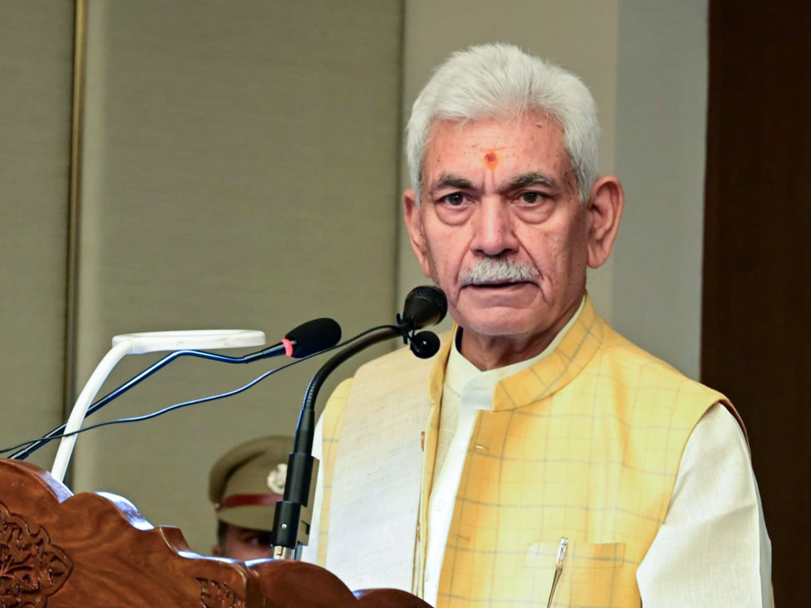 J-K Lieutenant Governor Manoj Sinha (File photo/ANI)