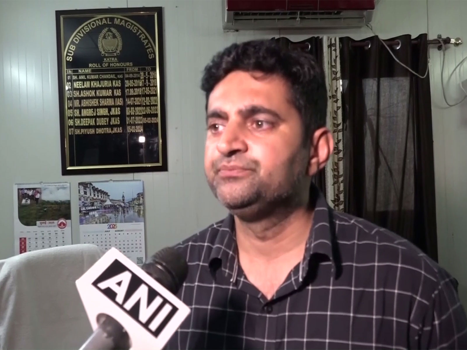 Sub-Divisional Magistrate (SDM) Katra Piyush Dhotra (Photo/ANI)