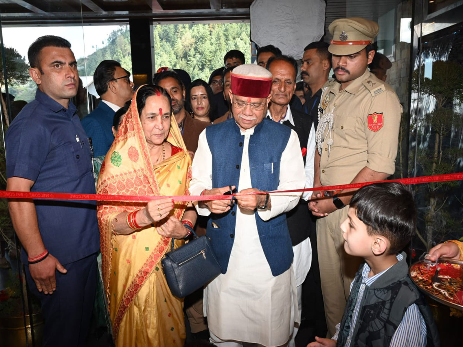 Himachal Pradesh Governor Shiv Pratap Shukla inaugurates Elbrus Resort in Shimla. (Photo/ANI)