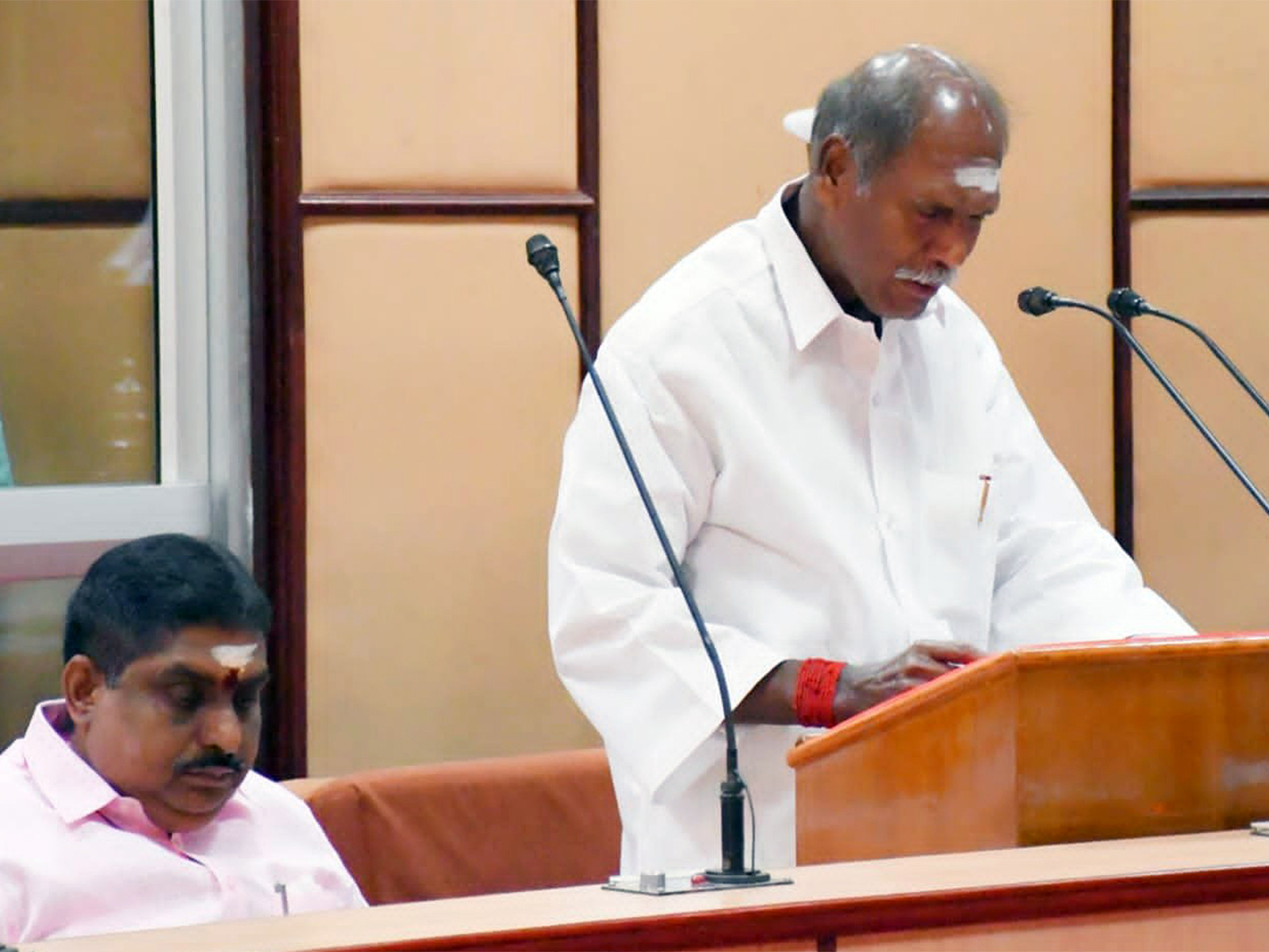Puducherry Chief Minister N Rangasamy (Photo/ANI)