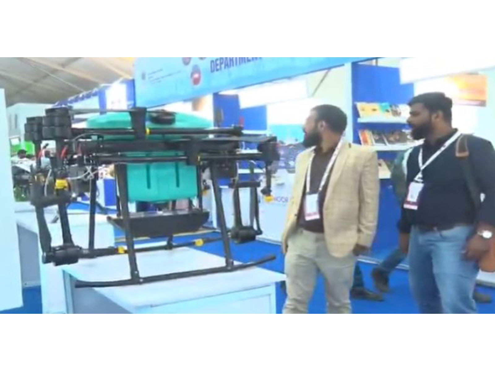 Visitors at Bharat Mandapam (Photo/@Department of Fisheries)