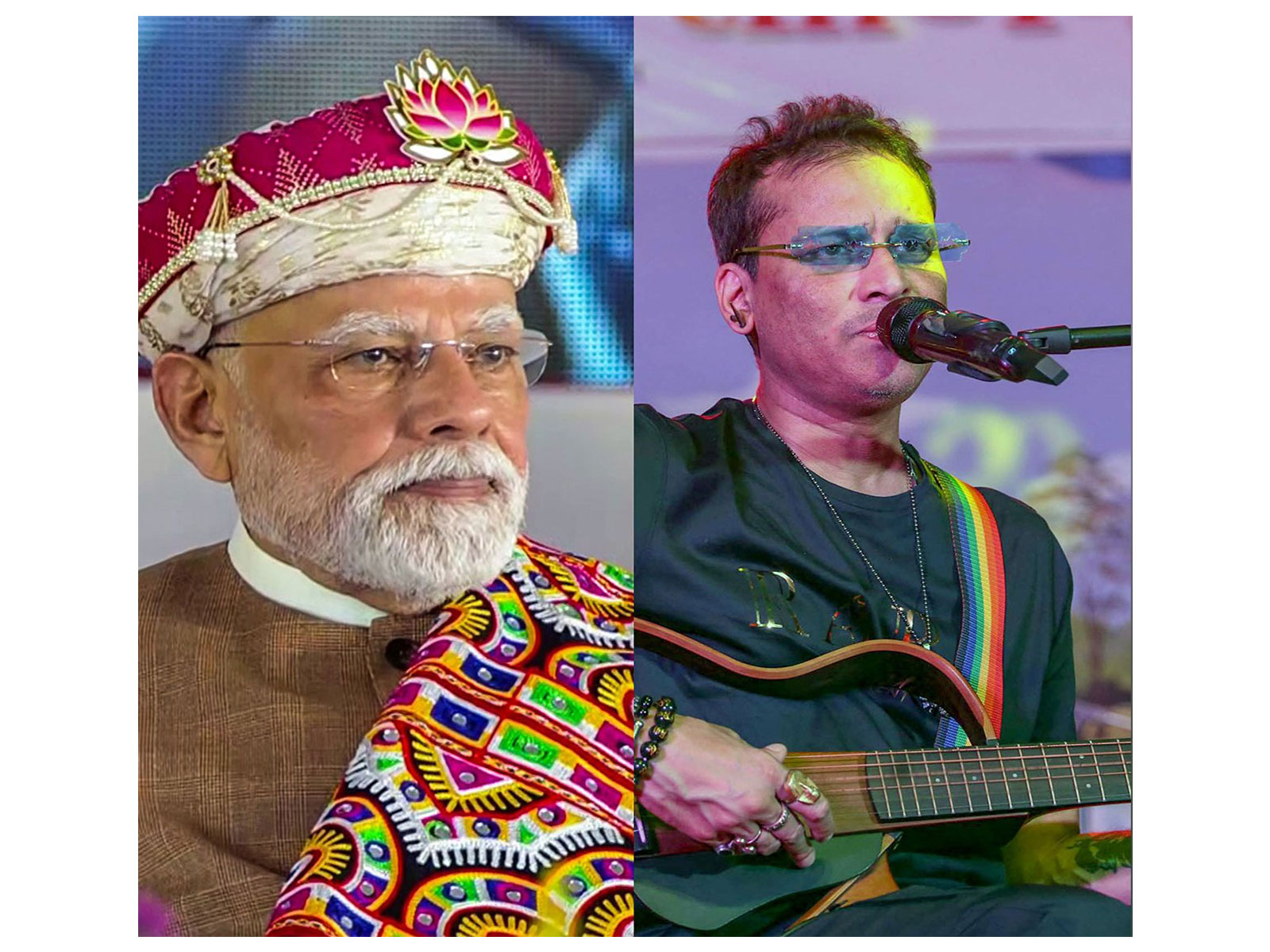 PM Modi, late singer Zubeen Garg (File photo: ANI)