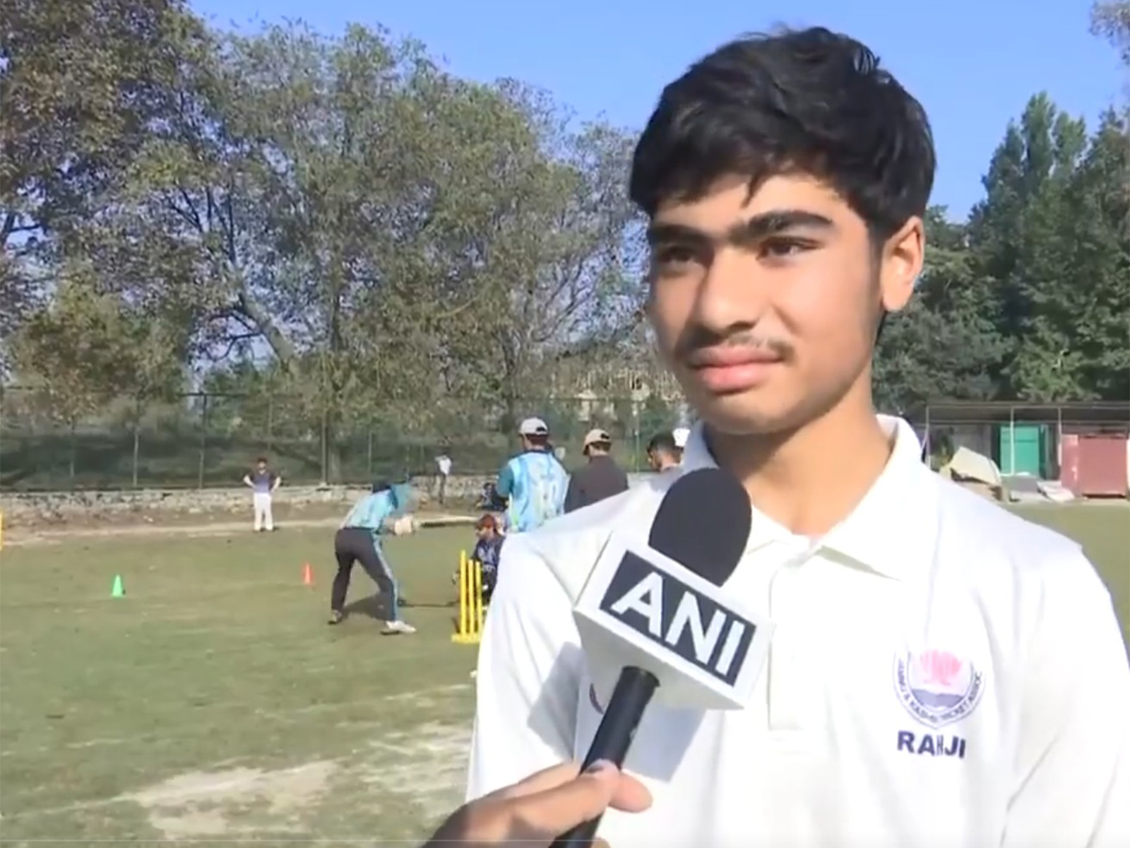 Waris Rizwan, an aspiring young cricketer (Photo/ANI)