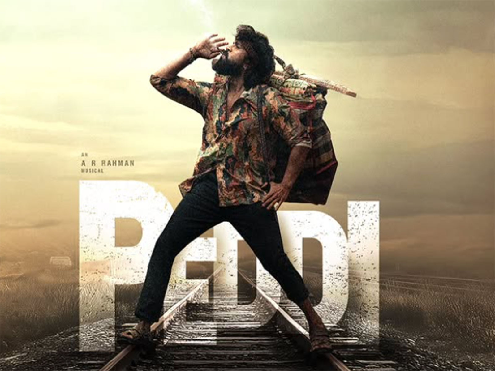 Ram Charan new poster from Peddie (Photo/instagram/@vriddhicinemas)