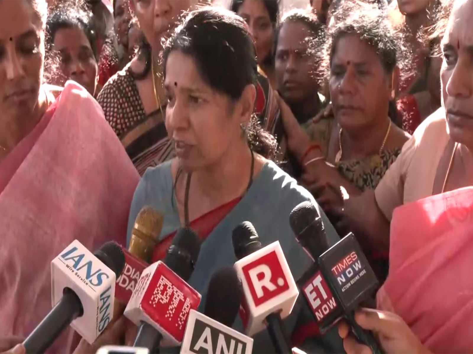  DMK MP Kanimozhi Karunanidhi (Photo/ANI) 