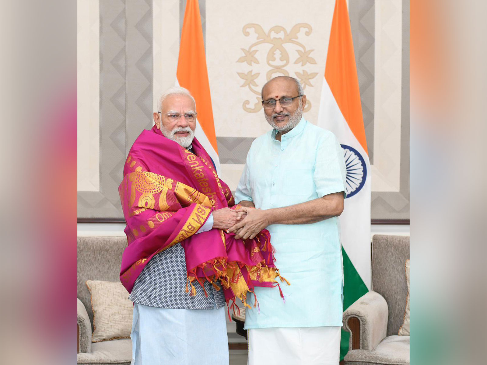 PM Modi meets Vice President CP Radhakrishnan (Photo/X/@CPR_VP) PM Modi meets Vice President CP Radhakrishnan (Photo/X/@CPR_VP)