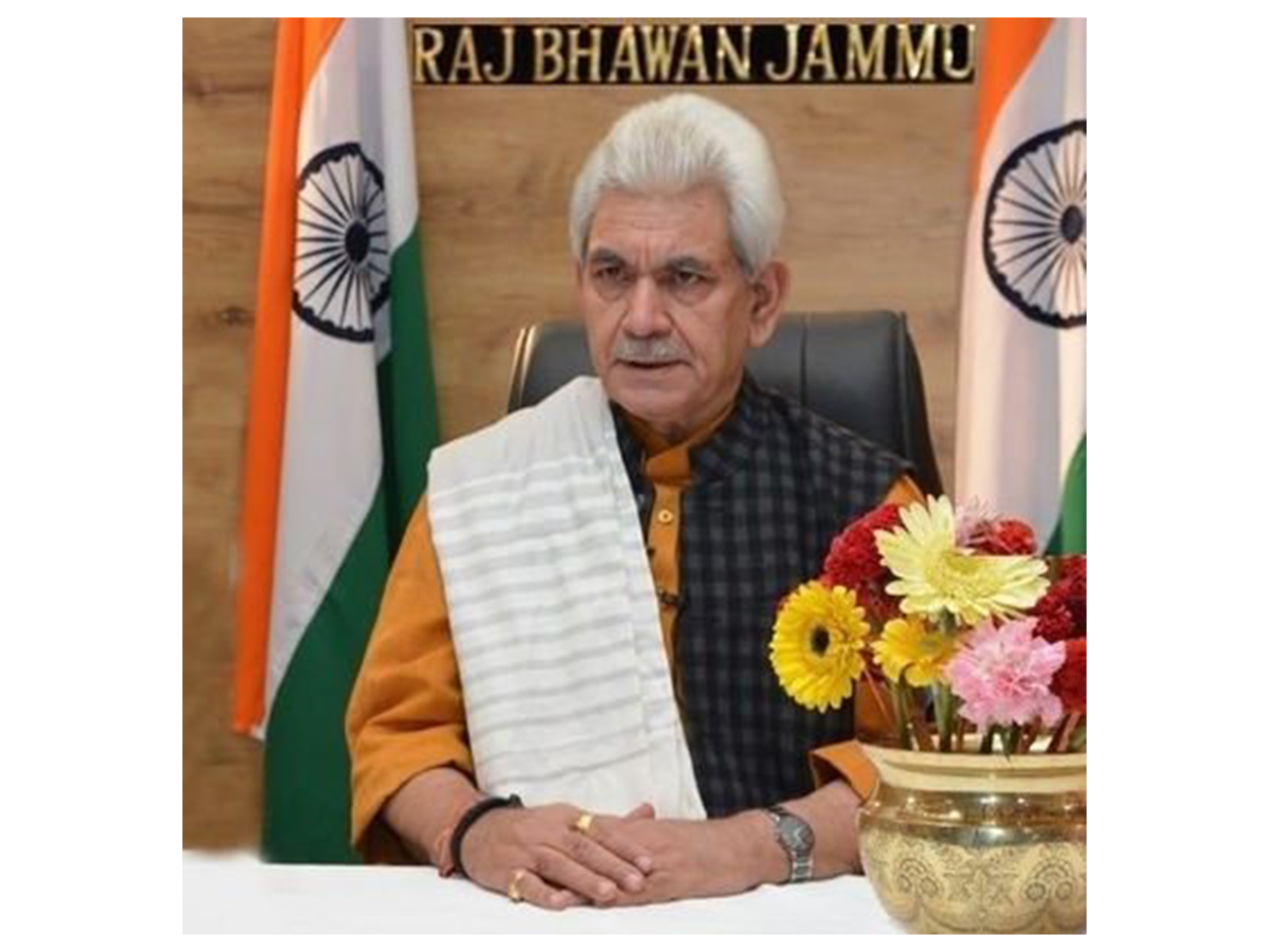 Jammu and Kashmir Lieutenant Governor Manoj Sinha (Photo: x/@OfficeOfLGJandK)