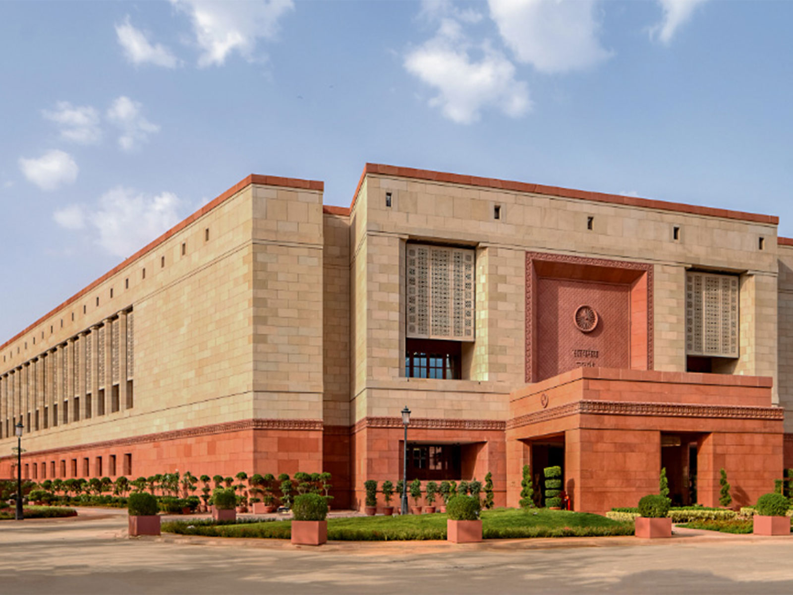  A view of the parliament building in New Delhi. (File Photo/ANI)