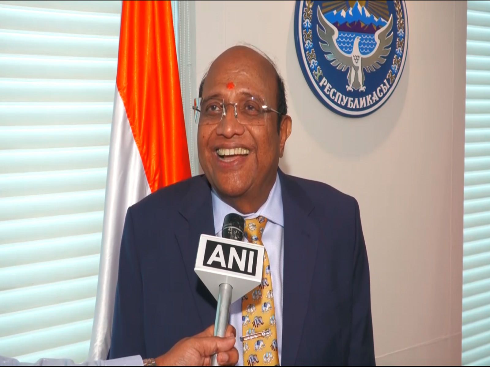 Prakash Rao Venkata Ramana Duvvuri, Honorary Consul Kyrgyz Republic in Chennai (Image/ANI)