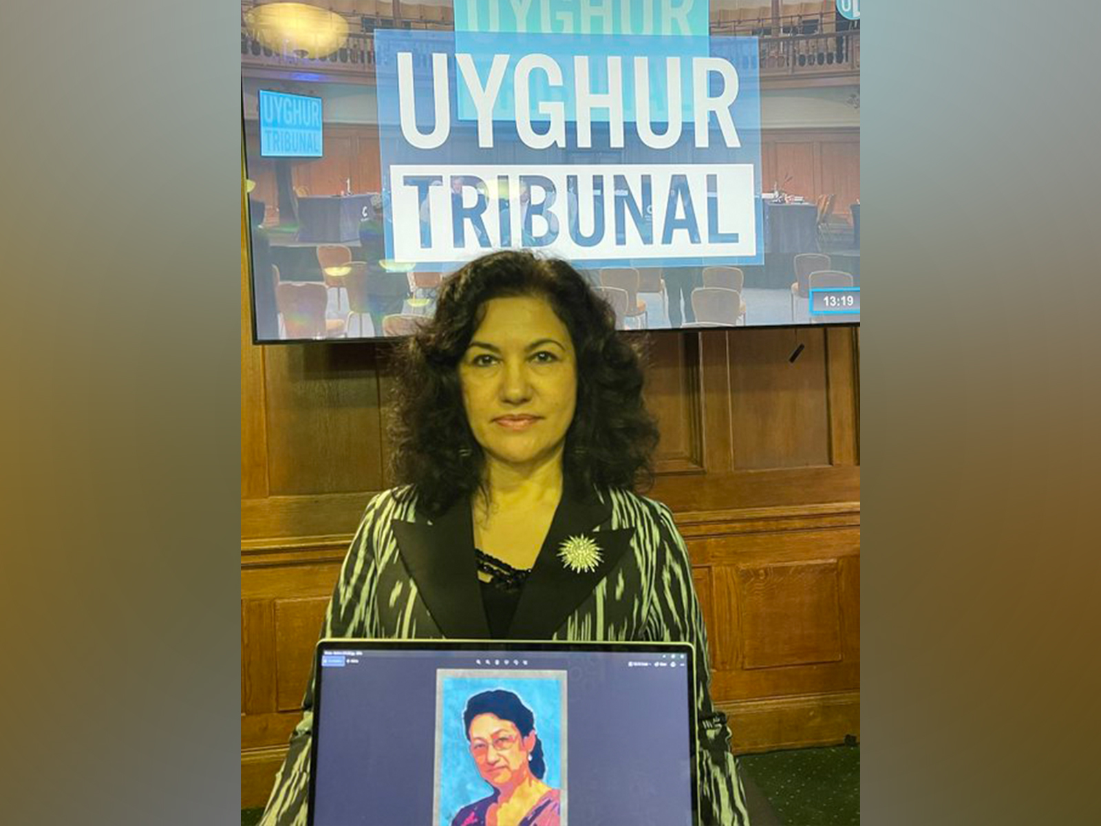 Rushan Abbas, Founder and Executive Director of the Campaign for Uyghurs, holds a picture of her sister Dr Gulshan Abbas, imprisoned in China (Image: X/@RushanAbbas) Rushan Abbas, Founder and Executive Director of the Campaign for Uyghurs, holds a picture of her sister Dr Gulshan Abbas, imprisoned in China (Image: X/@RushanAbbas)