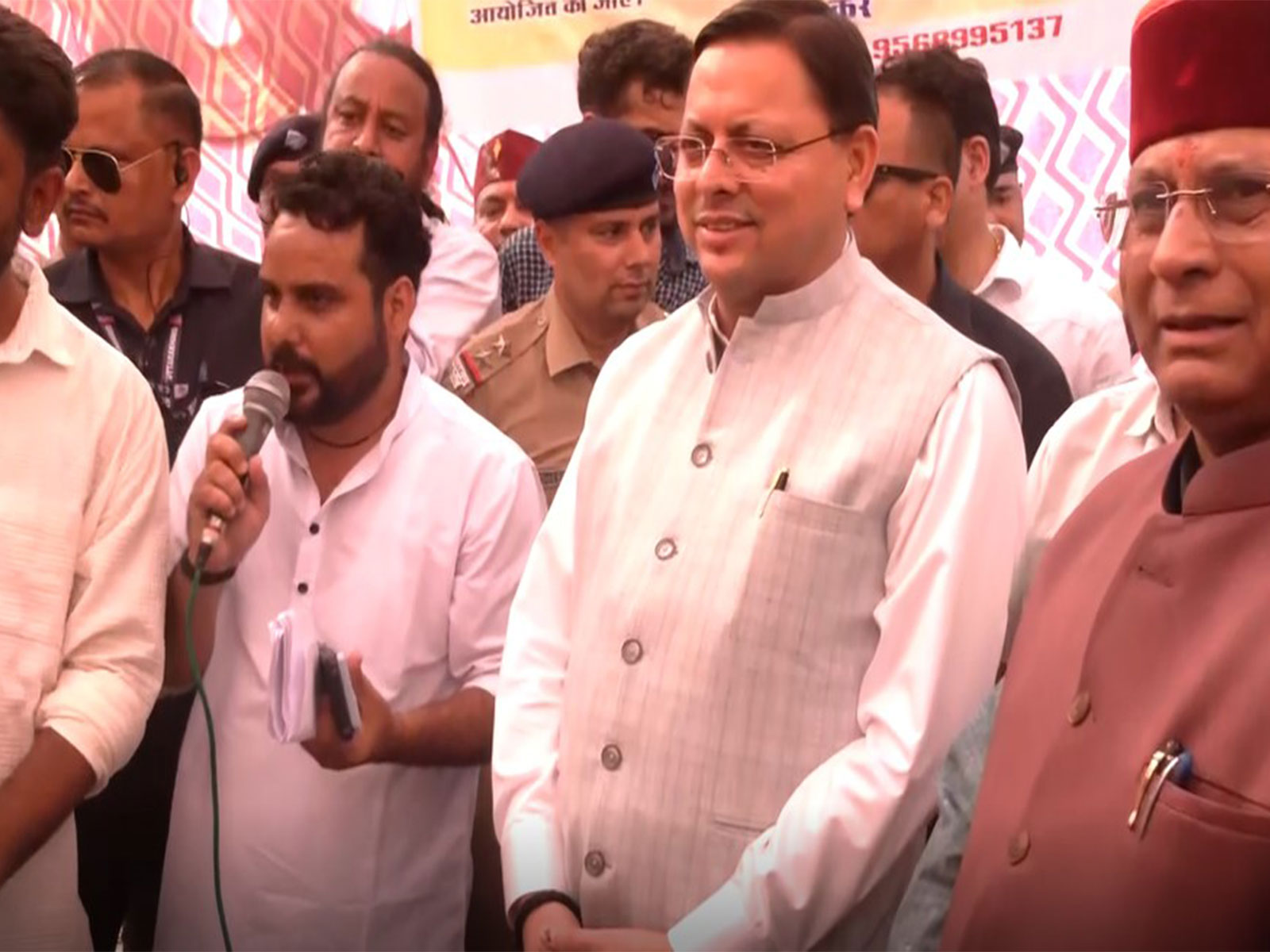 Uttarakhand CM Pushkar Singh Dhami at Parade Ground (File Photo/ANI)
