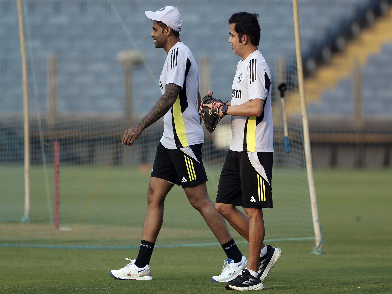 Suryakumar Yadav and Gautam Gambhir. (Photo: ANI)
