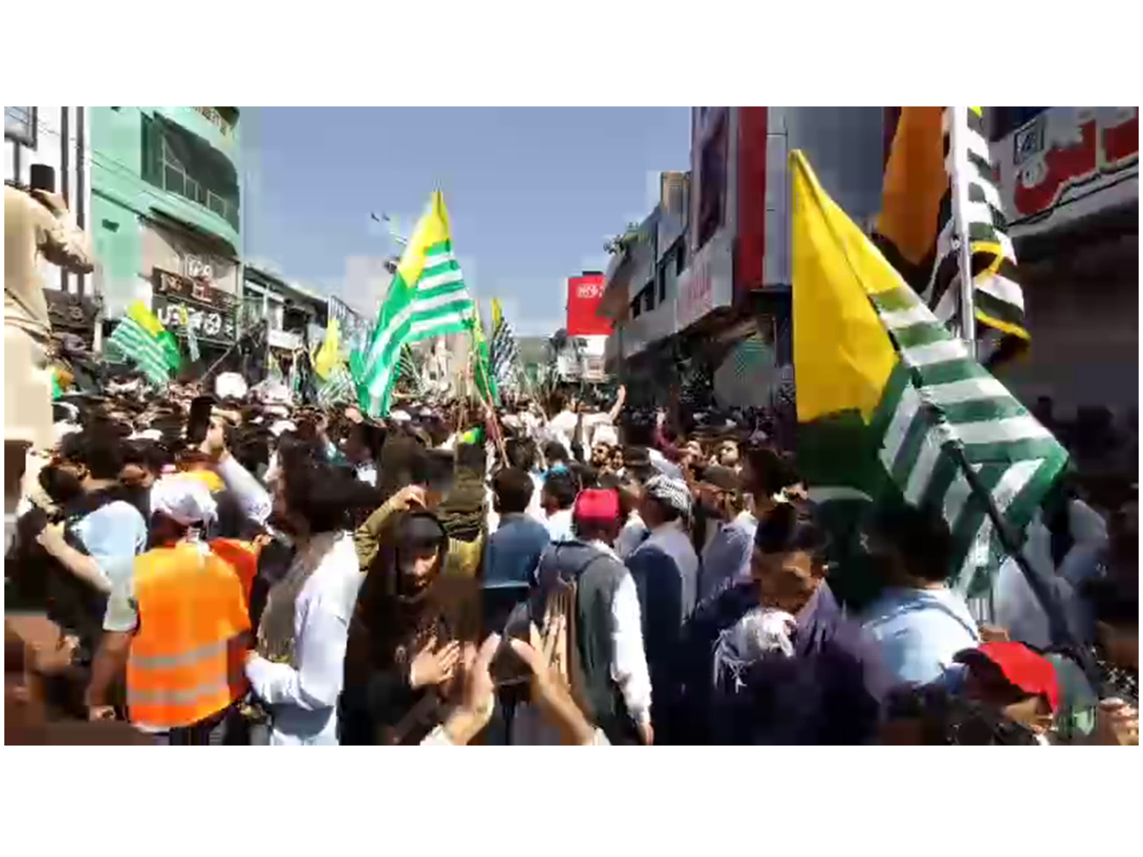 Protests erupt across Pakistan-occupied Jammu and Kashmir (Photo/ANI)