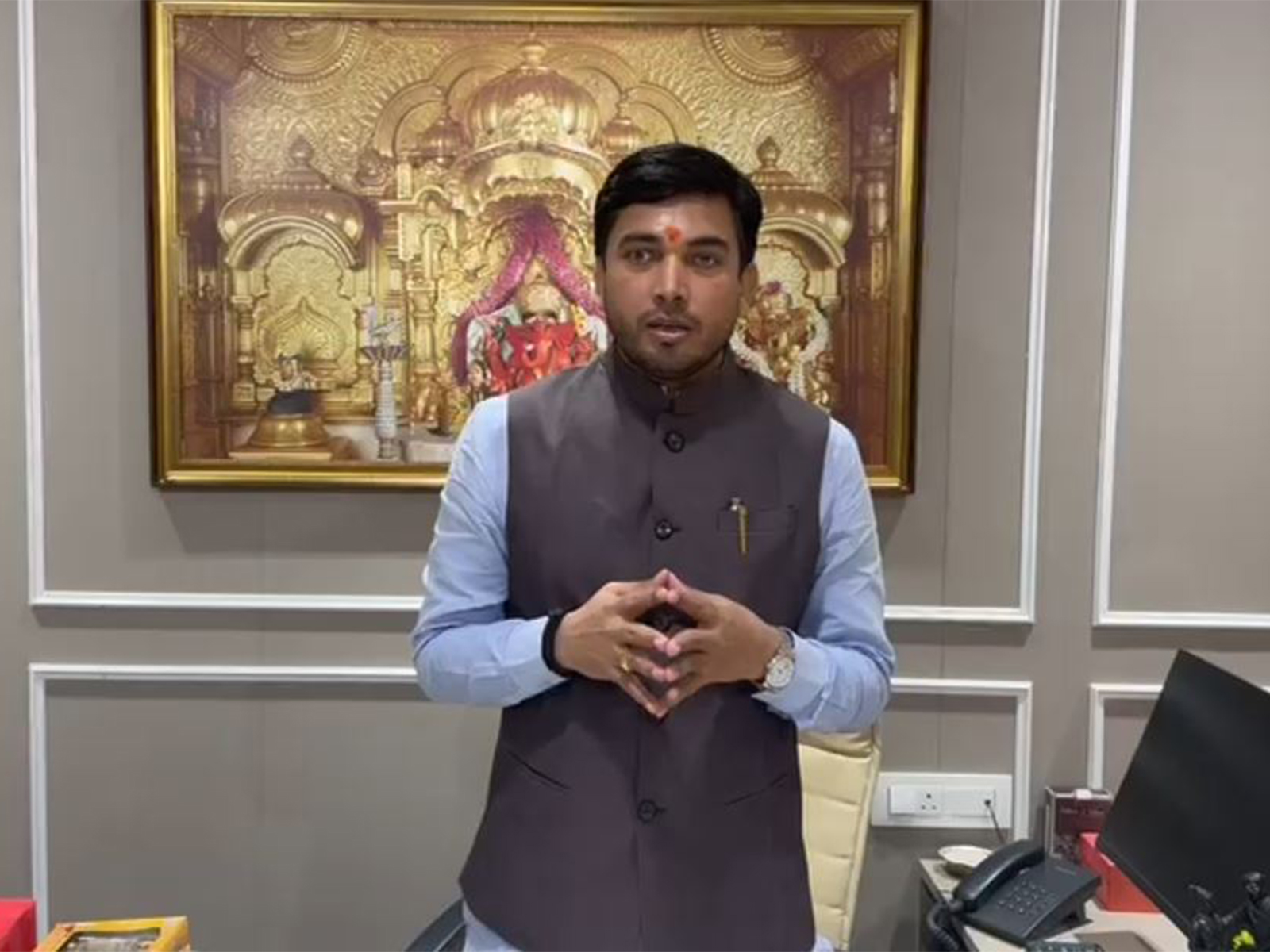 Acharya Pawan Tripathi, Treasurer, Sri Siddhivinayak Temple Trust (Photo: Sri Siddhivinayak Temple Trust)