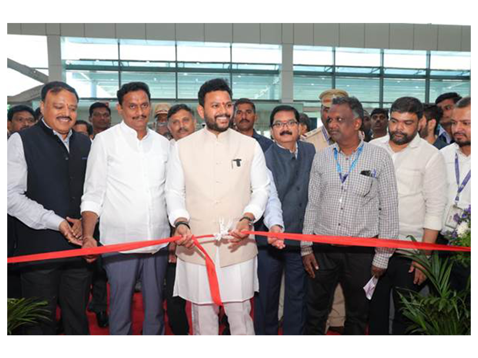 Civil Aviation Minister inaugurates Udan Yatri Cafe at Vijayawada International airport (Photo/PIB)