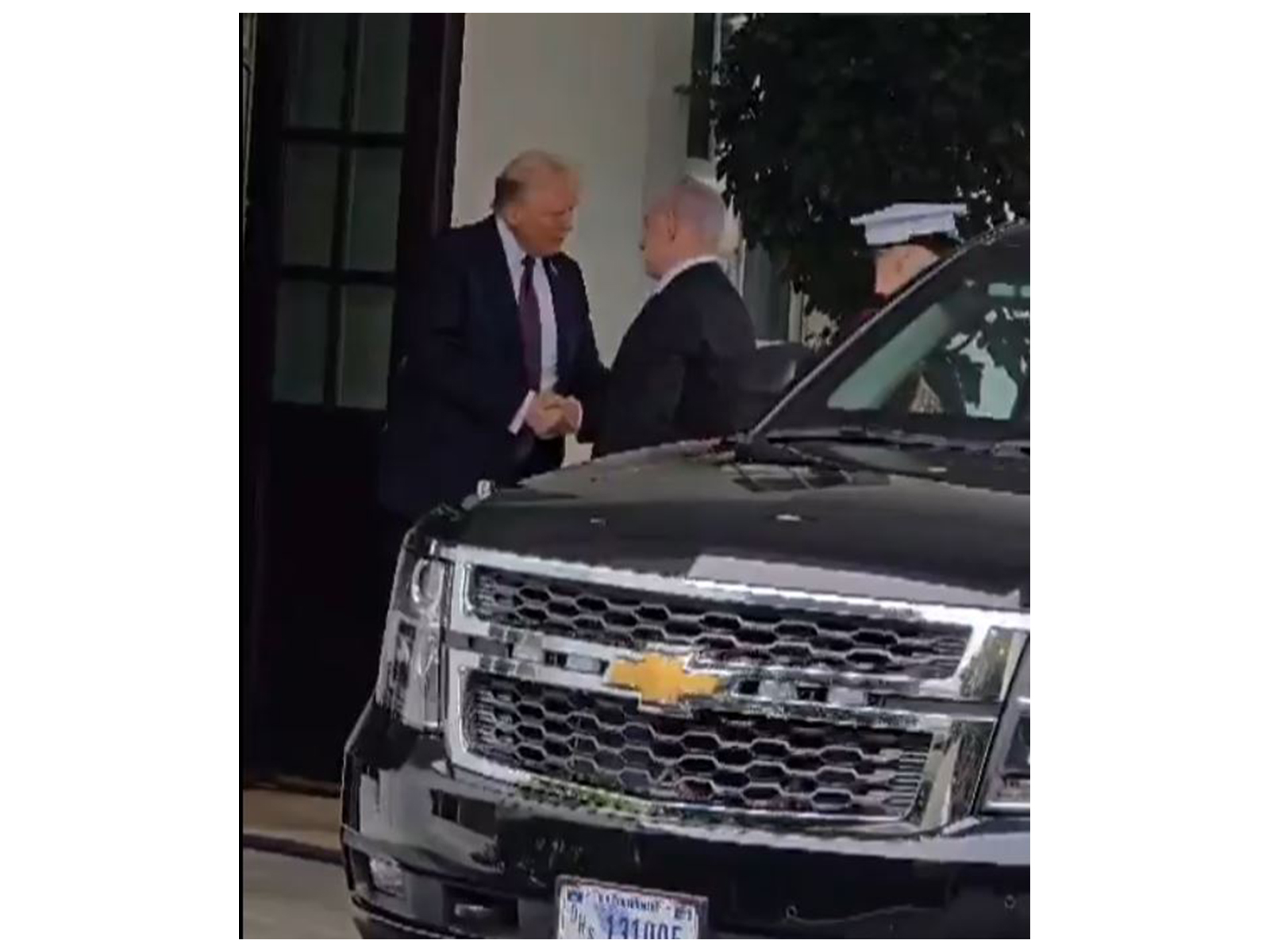 US President Donald Trump with Israeli Prime Minister Benjamin Netanyahu at the White House (Photo/ANI)