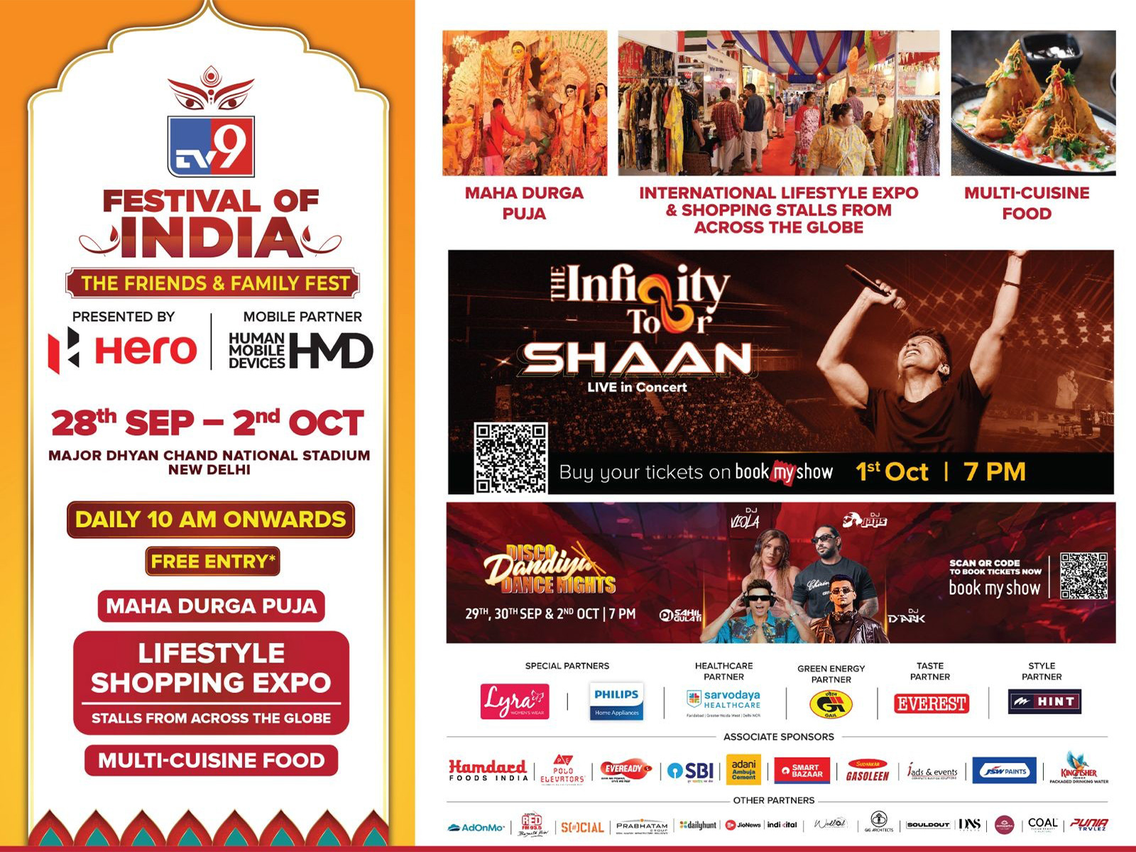 From Sachet-Parampara to Shaan: TV9 Festival of India Opens to a Star-Studded Start