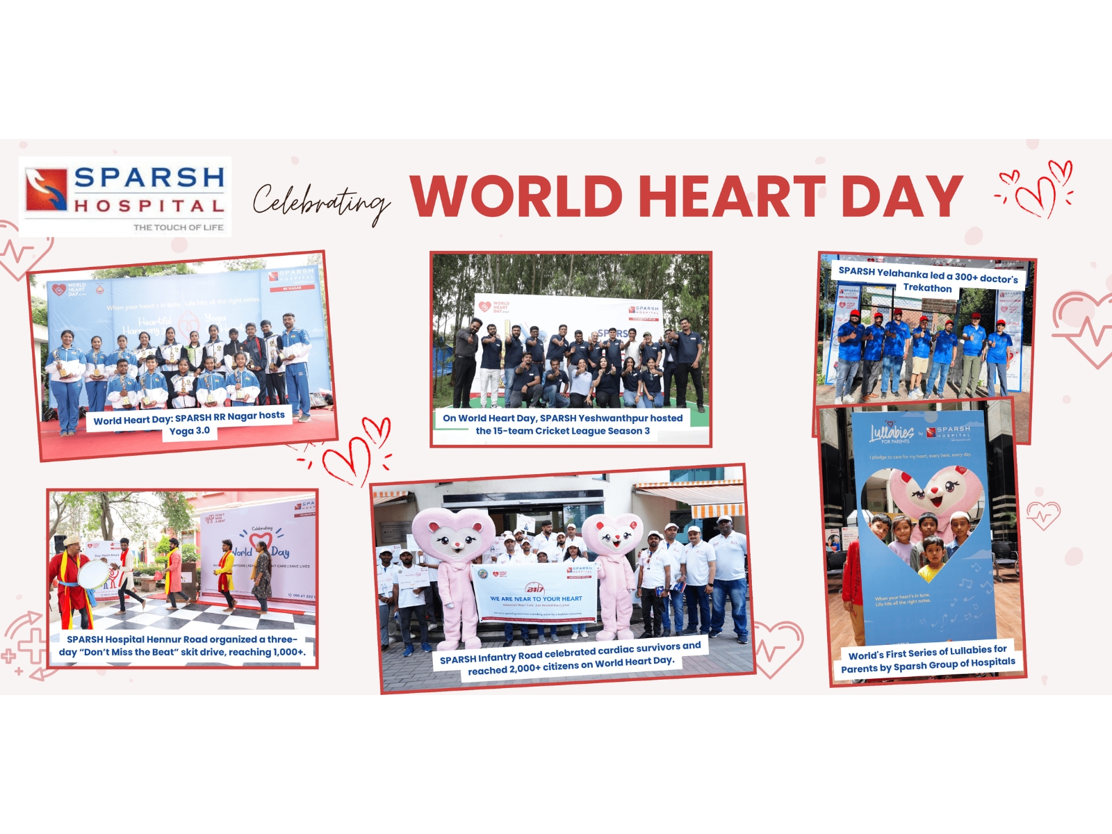 Community, Doctors, and Patients Join Hands as SPARSH Hospitals Leads the Beat for Heart Health