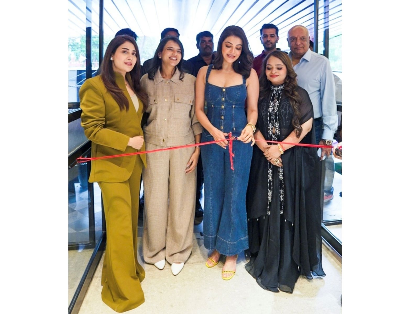 Kajal Aggarwal Graced the Inauguration of Hair Masters' New Luxury Salon in Ashiyana, Lucknow