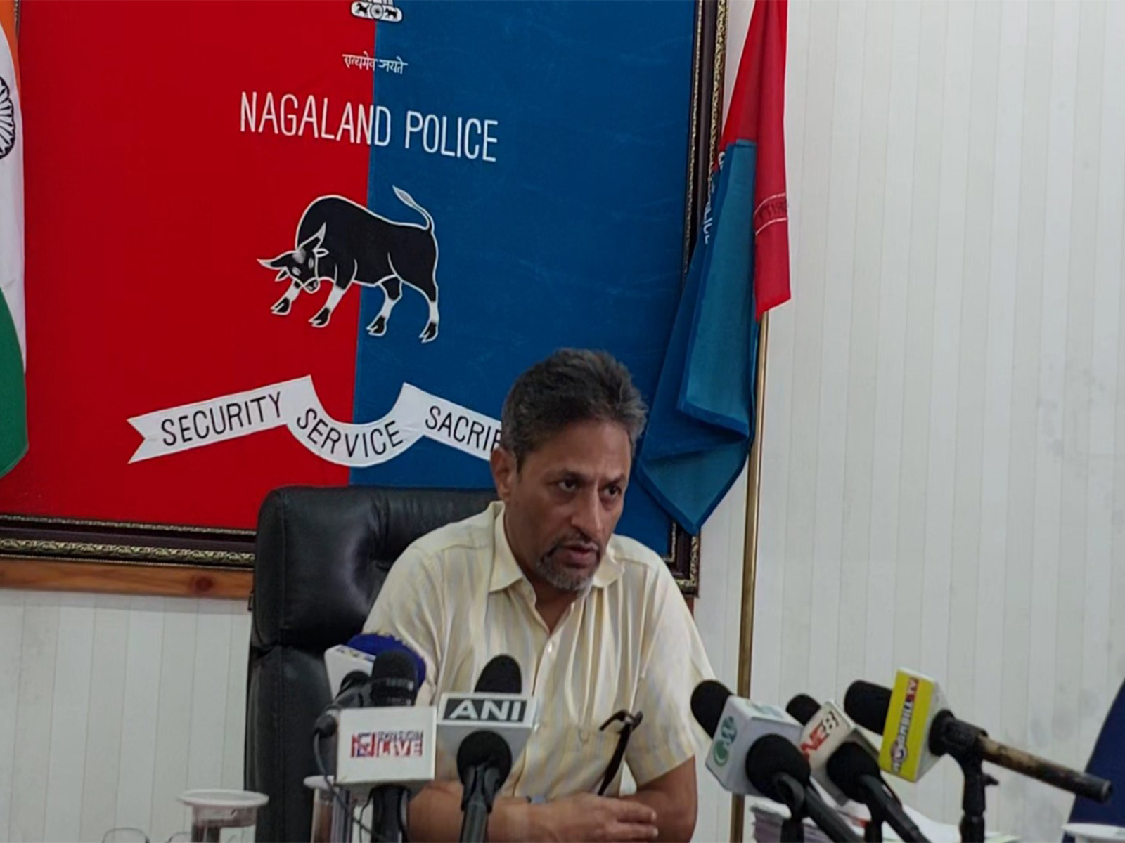 Director General of Police, Nagaland Rupin Sharma. (Photo/ANI) Director General of Police, Nagaland Rupin Sharma. (Photo/ANI)