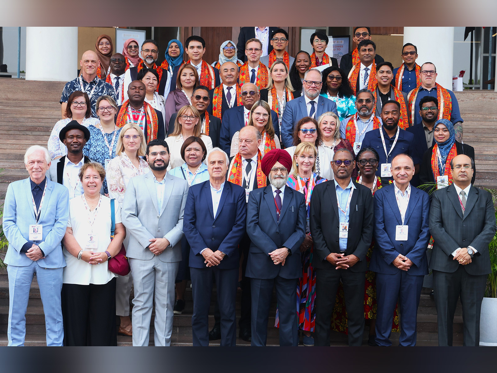 Chandigarh University Senior Management with Juan Antonio March Pujol, Ambassador of Spain to India during Global Education Summit 2025