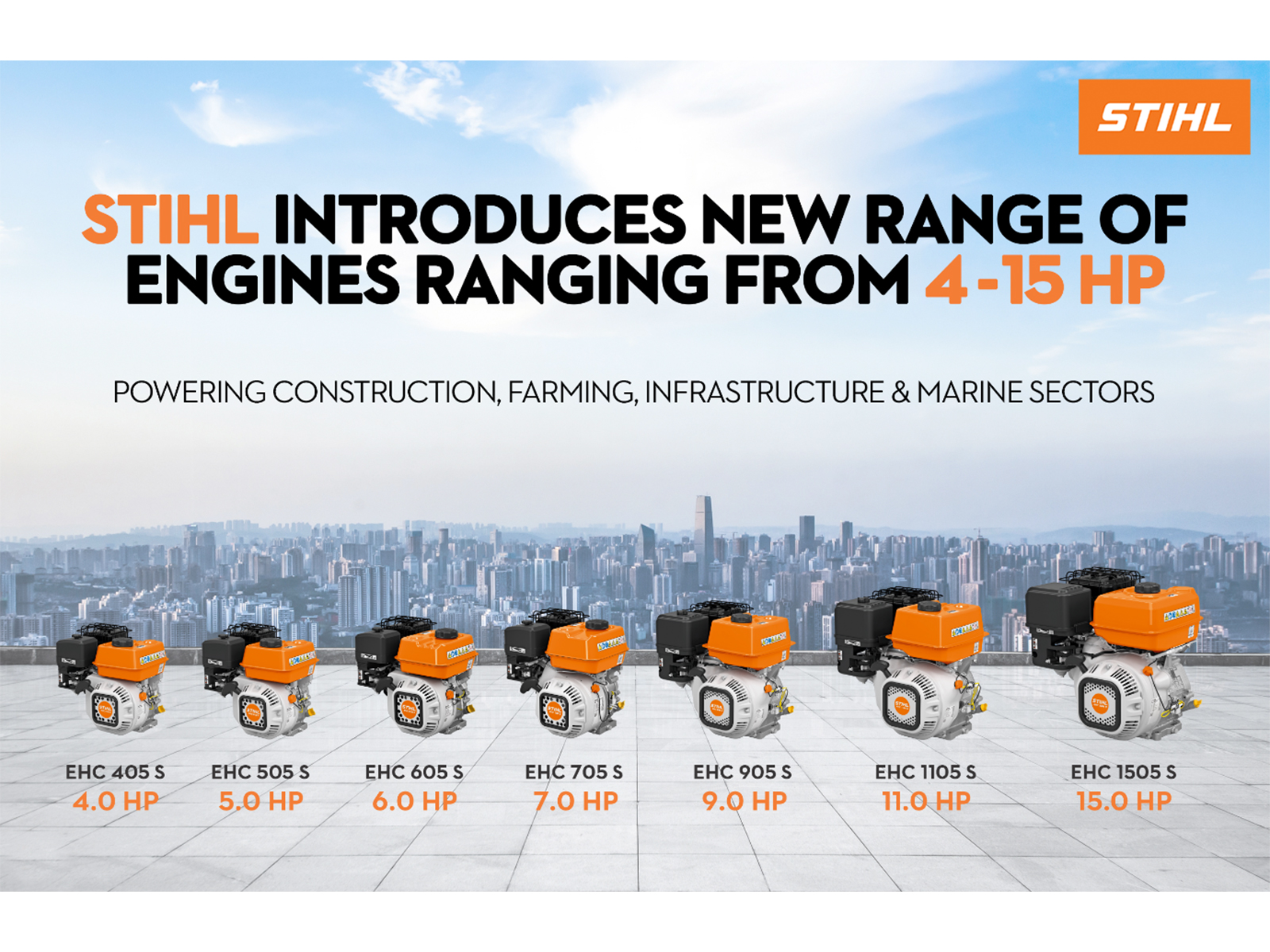 New powerhouses driving Transformation. STIHL India adds new models to its Engine Range