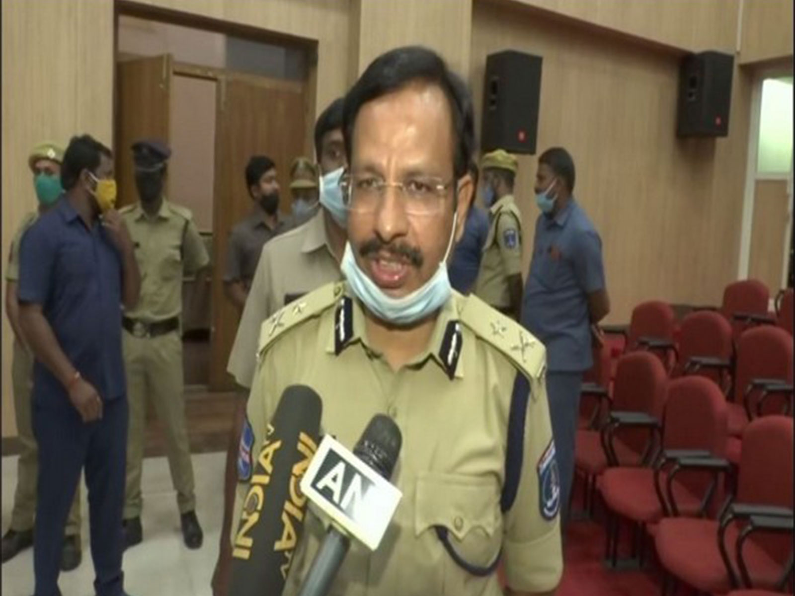 Hyderabad Commissioner of Police (CP) VC Sajjanar (File Photo/ANI)
