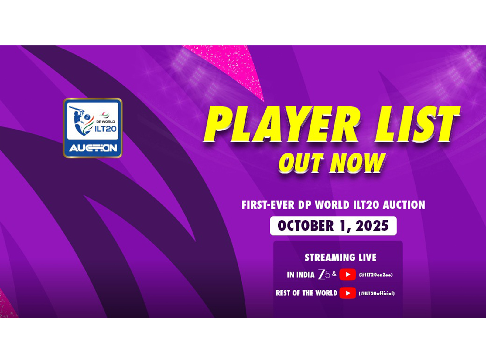 ILT20 season 4 auction. (Photo/ILT20) ILT20 season 4 auction. (Photo/ILT20)